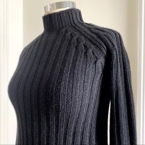 NEW Demylee Heavy Knit Cashmere Sweater Black XS